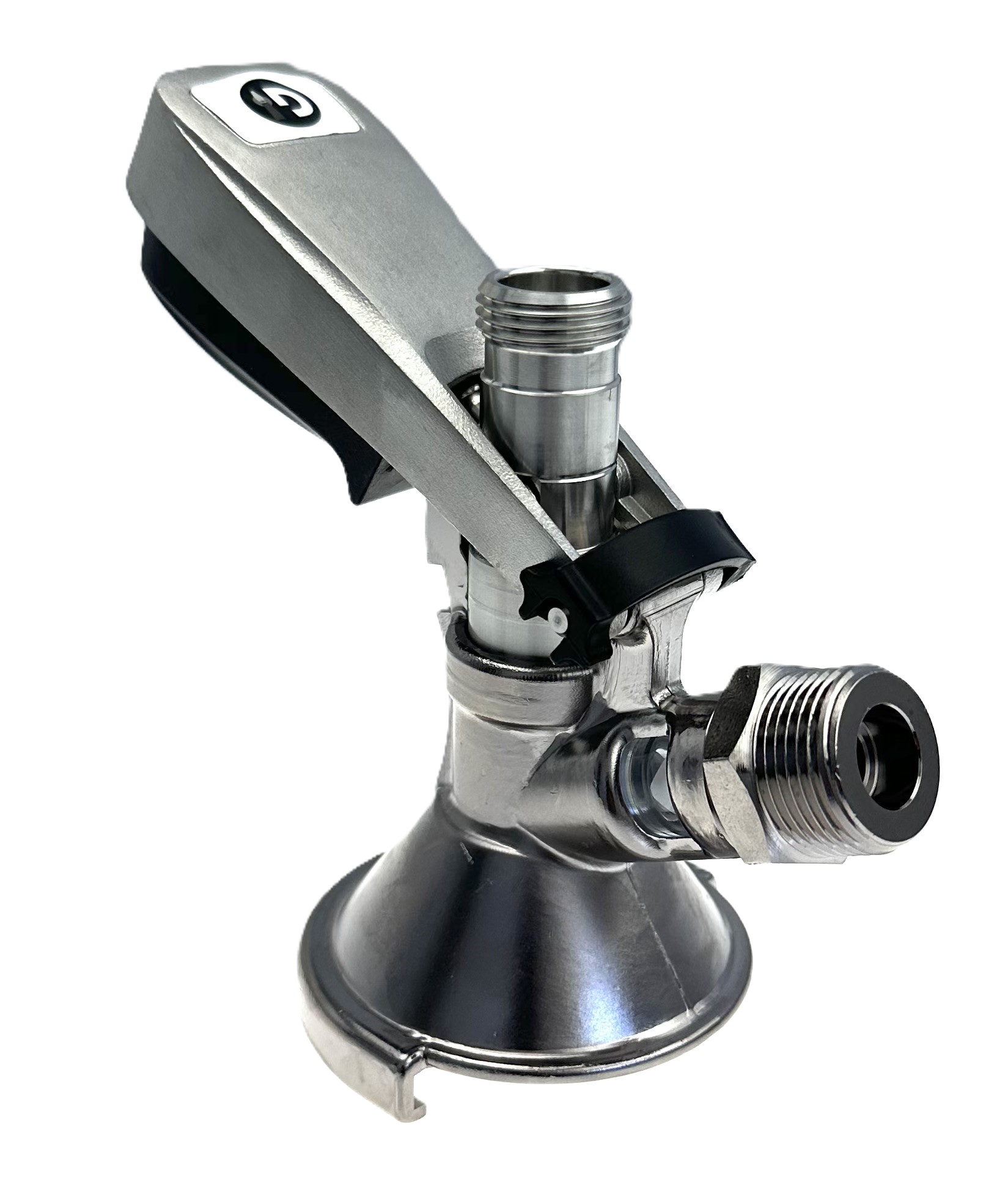 Cabezal dispensador de barril plano