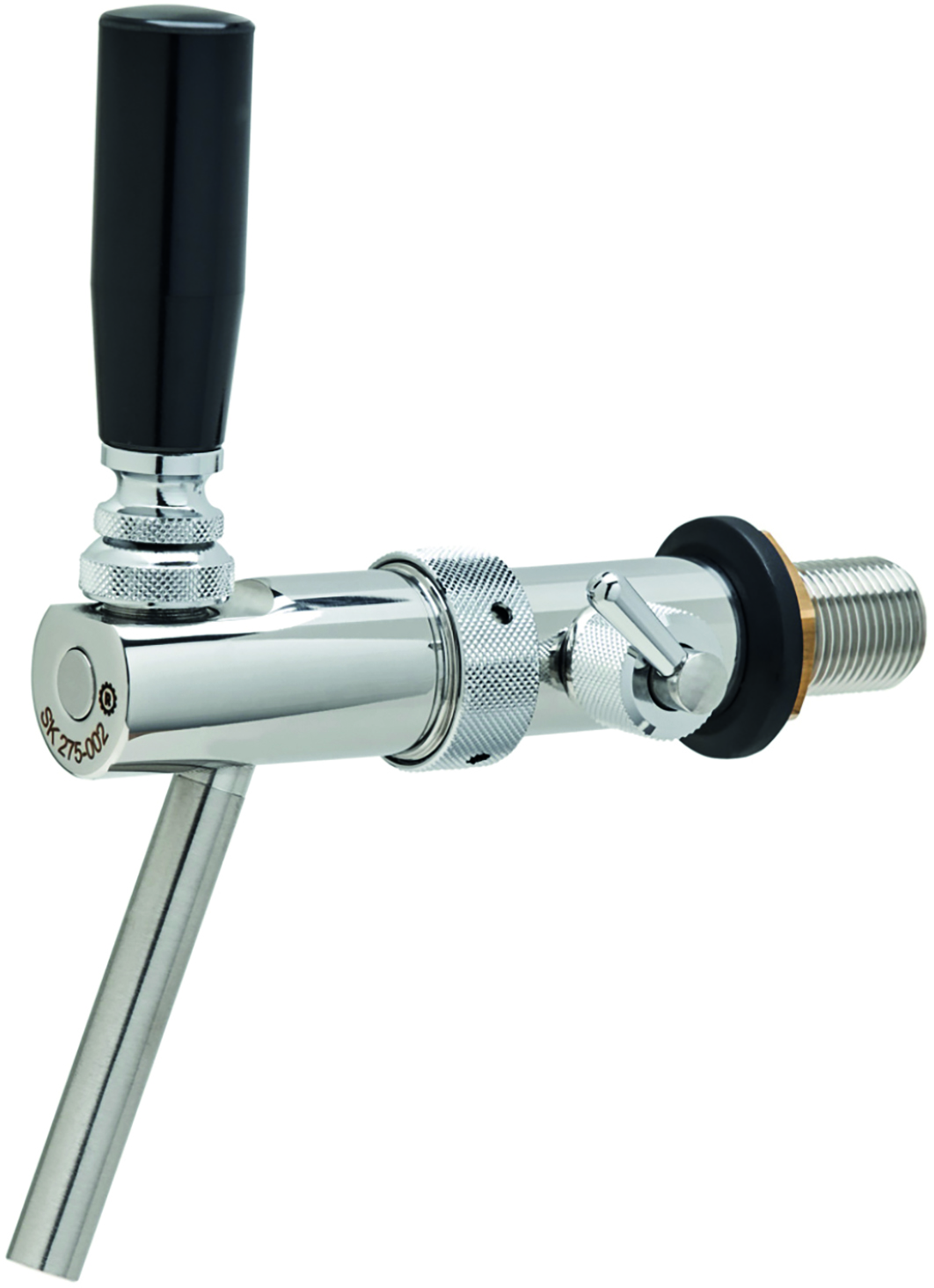 ES40-K Kompensatorschankhahn EUROSTAR, VA, 40mm Stutzen-ES40-K-Kompensatorschankhahn EUROSTAR, VA, 40mm Stutzen, Kunststoff-Griff
-getraenkezapfanlagen.net