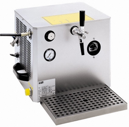 443544054802 Verwendungsfertige Bierzapfanlage 1-leitig, 35 Liter/h-aqB290-Verwendungsfertige Schankanlage 1-leitig, 35 Liter/h mit Sachkundebescheinigung. Verwendungsfertiger Bierkühler, Trockenkühler-Selbach