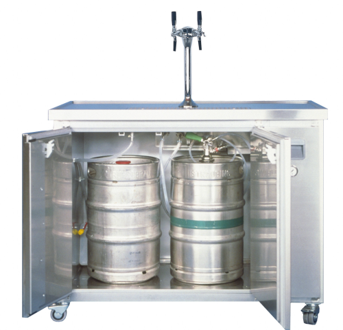 958385691329 Mobile Biertheke MT2 mit Durchlaufkühlung für 2 Bierfässer-MT2-Mobile Biertheke MT2 mit Durchlaufkühlung für 2 Bierfässer-Holland