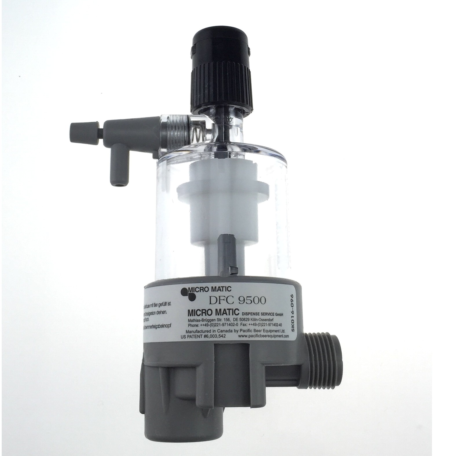tope de espuma micro-matic-1 Micro Matic Schaumkontroll Armatur DFC 9500-anB253M-Micro Matic Schaumkontroll Armatur DFC 9500, Schaum in der Bierletung, Bierfass wechsel leicht gemacht, Schaum Stopp, fob stop-Micro Matic