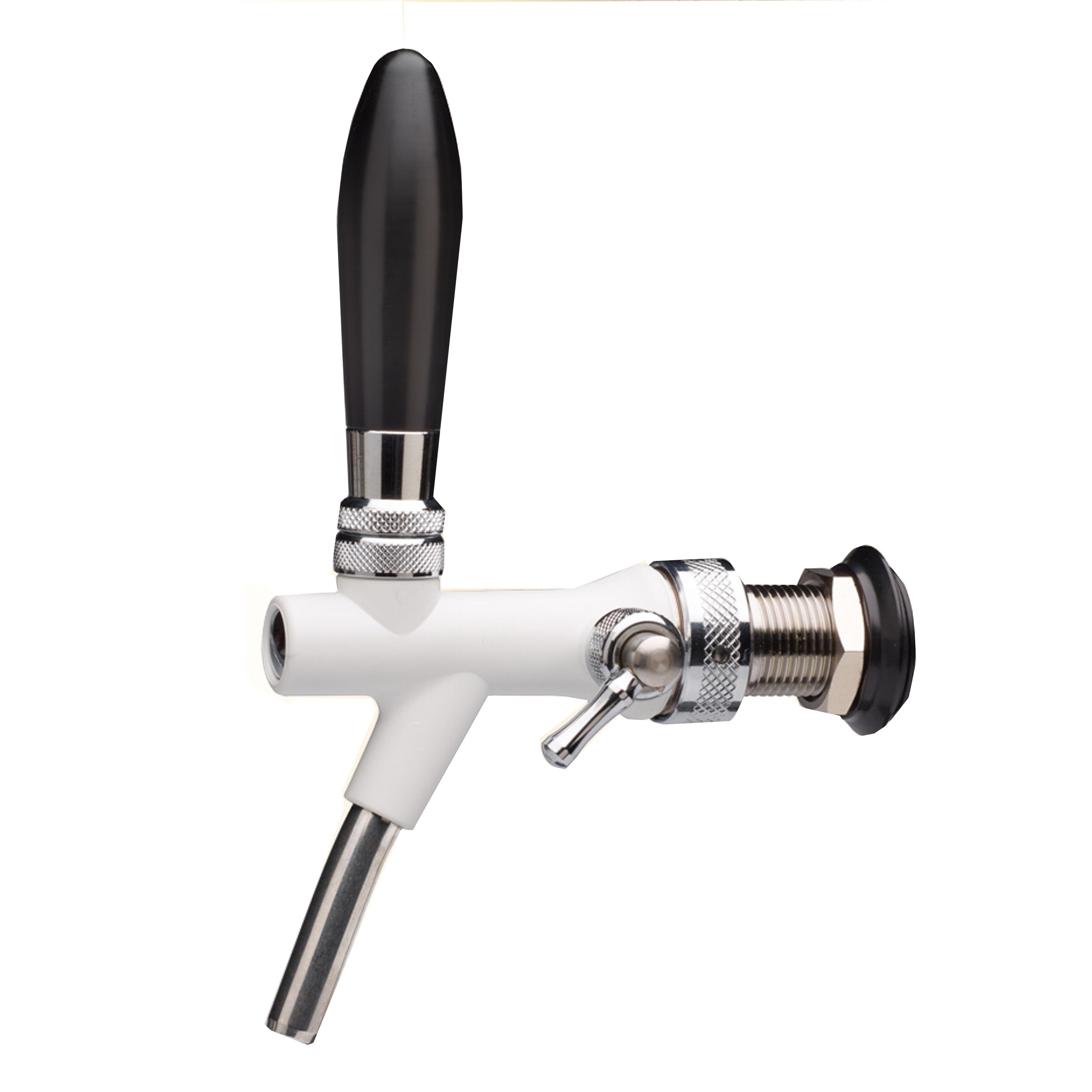 Grifo de cerveza compensador-blanco Kompensator Schankhahn Bierhahn Bier Zapfhahn-B1342-weiss-Schankhahn, Bierhahn, Bier Zapfhahn, Kompensatorschankhahn-getraenkezapfanlagen.net