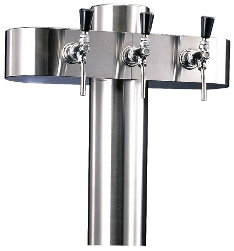 024047431802 Balken Schanksäule Modell „RJ3" 3 bis 4 leitig-zdRJ3M-Balken Bierzapfsäule, Bierschanksäule -getraenkezapfanlagen.net