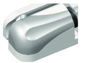 Tapa para bisagra 7514 derecha, gris