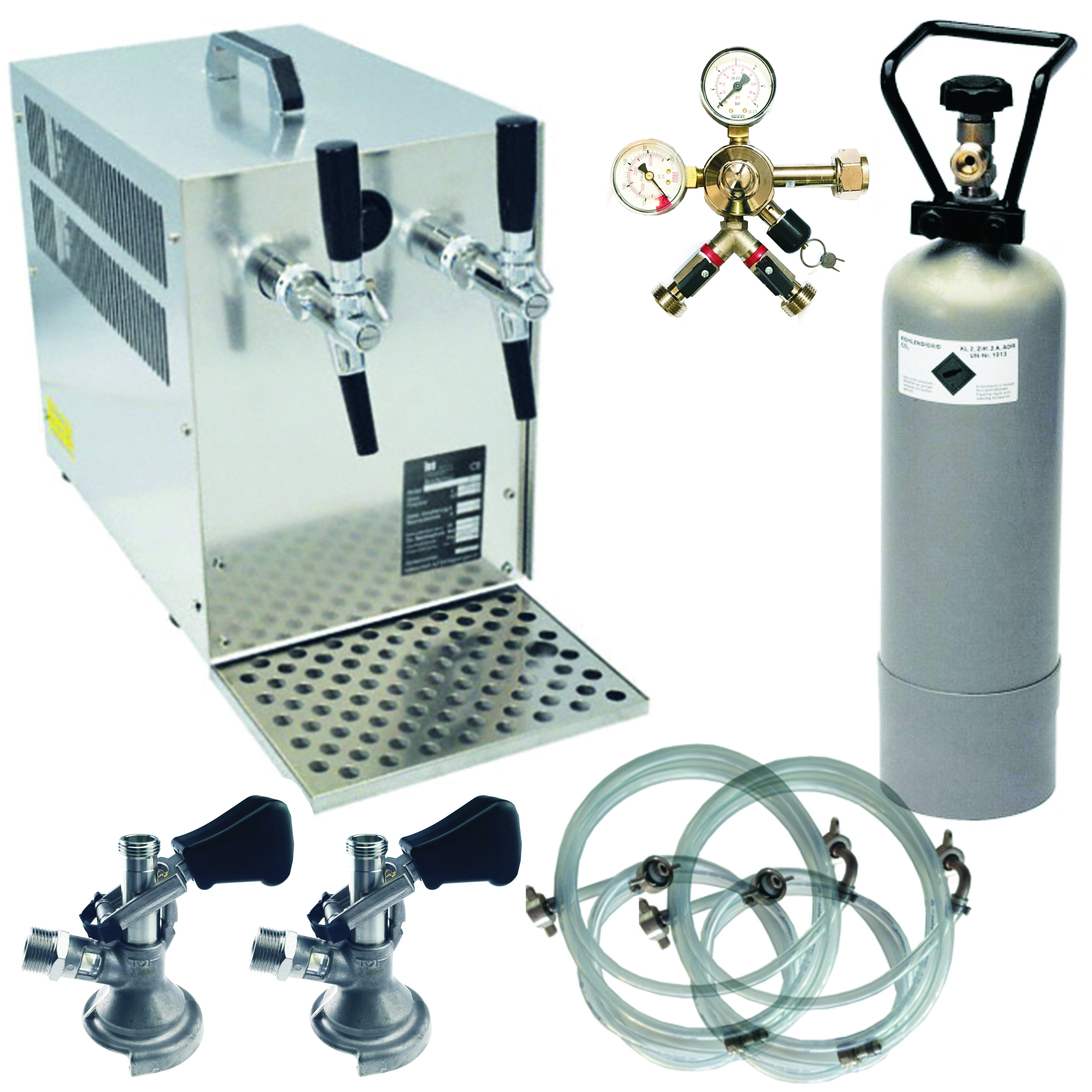 Sistema de tirado de cerveza-set-completo-para-dos-barriles-de-cerveza Bierzapfanlage 60 l/h, komplett Set für 2 Bierfässer-SW10692M-Bierzapfanlage, fassbier durchlaufkühler, bierkühler mit zapfanlage, bierkühler 5 liter, bierzapfanlagen kaufen, bierkühler durchlaufkühler, bierkühler amazon
-getraenkezapfanlagen.net