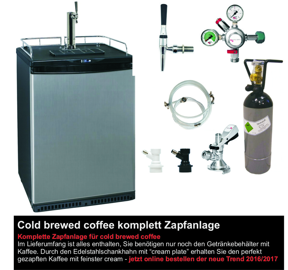 cold brewed coffee nitro Zapfanlage-SW10402-cold brewed coffee, nitro Zapfanlage cold brewed coffee-getraenkezapfanlagen.net