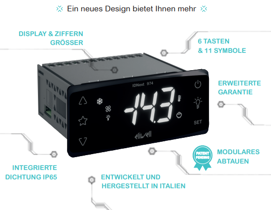 controlador de refrigeración eliwell ID 971 Plus controlador de refrigeración eliwell ID 971 Plus
