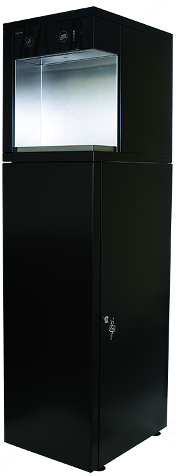 300DPI-CMYK-34-0640-0650_2 Unterschrank für AQUA QUBE schwarz-1-2-30US-Unterschrank für Oberthekenausführung -Selbach