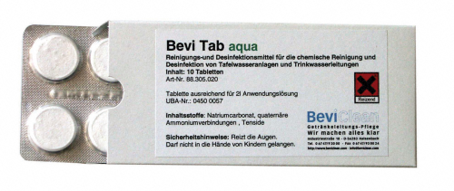 650638432343 Wasserzapfanlagen Reinigung Bevi Tab Aqua-fB12M-Bevi-clean, Bevi Tab Aqua-Bevi Clean