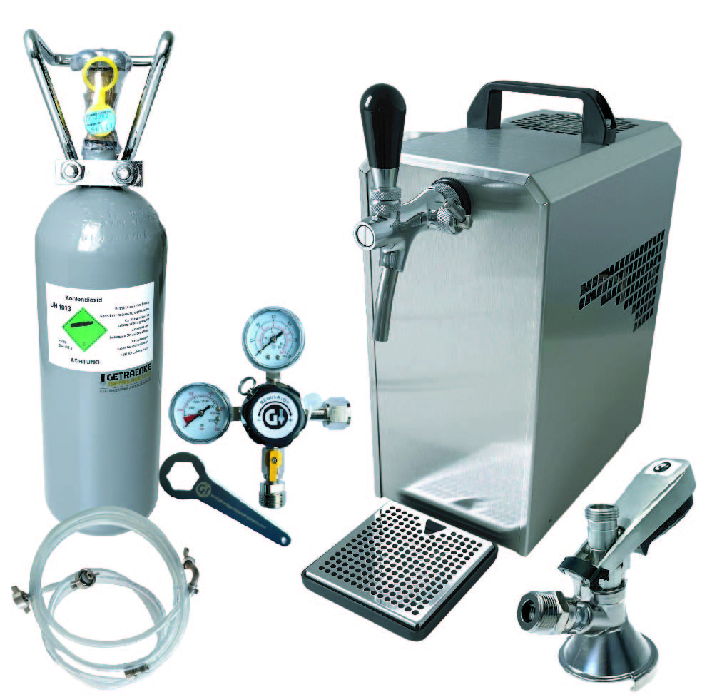 Juego completo dispensador de cerveza, 35 litros/h