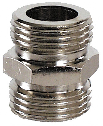 036581494056 Doppel Gewindenippel 2 x 5/8 Zoll Edelstahl-bh6405cnM-Doppel Gewindenippel, 5/8 Zoll Edelstahl, Bierverschraubung -getraenkezapfanlagen.net