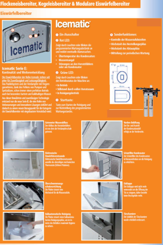 094524532105 E75 Eiswürfelbereiter mit Vorratsbehälter-E75M--icematic