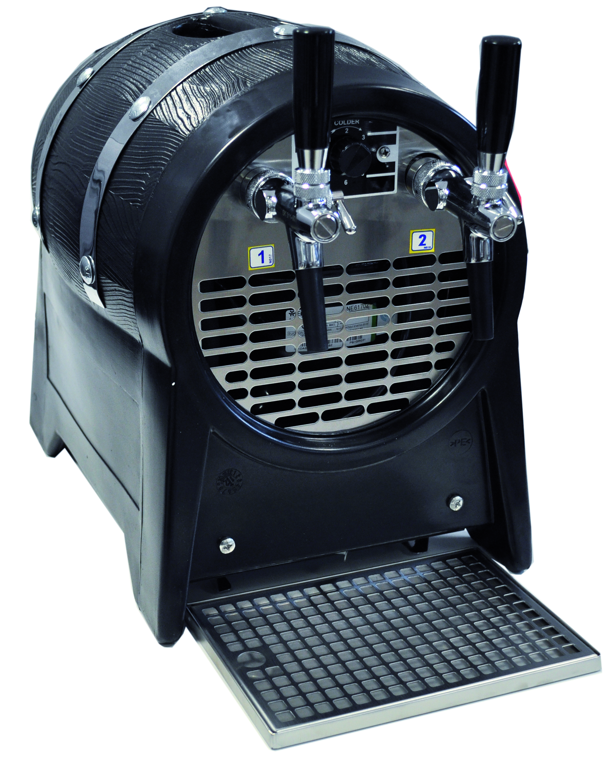 Enfriador de cerveza-sistema de taponado-molde de barril-2-ltg Bierkühler Zapfanlage Partyfass 2-leitig, 60 Liter/h-agB1178M-Bierkühler, Zapfanlage, Partyfass-getraenkezapfanlagen.net