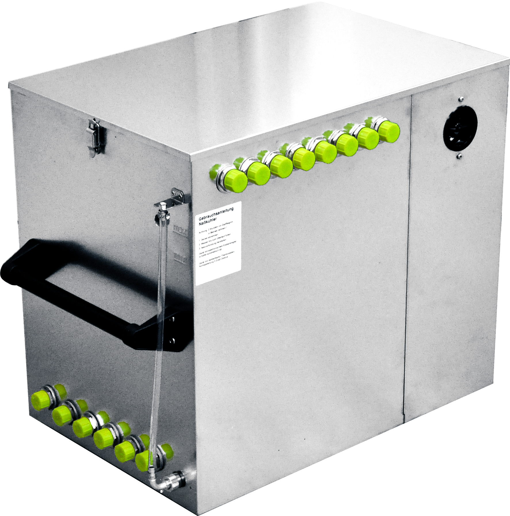 300DPI-B422-6 Bierkühler Nasskühlgerät 6 leitig, 100 Liter/h Kombikühlgerät-B422-6-Bierdurchlaufkühler, Nass Bierkühler, Nass Bierdurchlaufkühler, TEVO gerät-Selbach