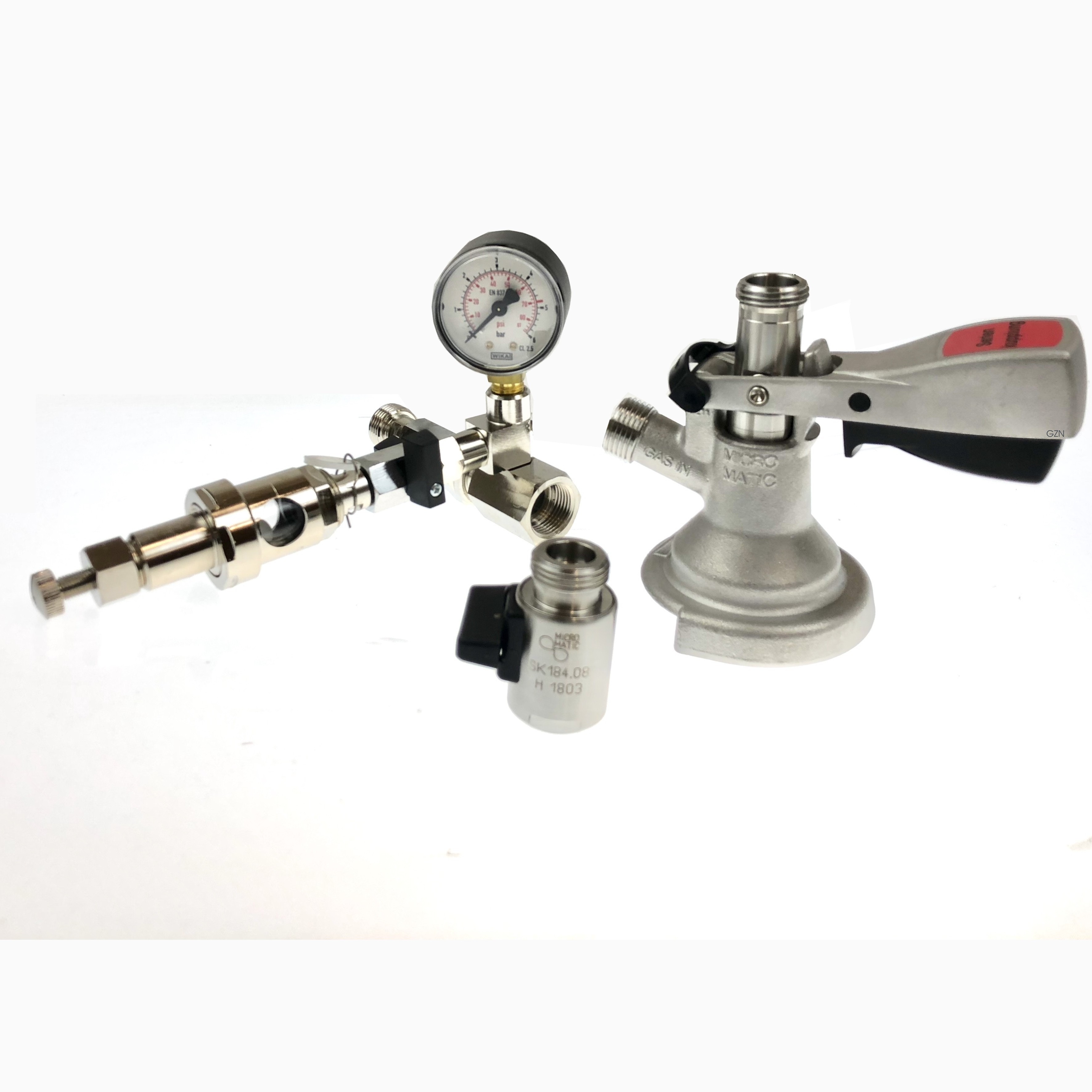 Cabeza de la espita de llenado Micro-matic Füllzapfkopf Bierfass selber befüllen-akB22M-Füllzapfkopf zum Befüllen von Bierfässern, Bierfass befüllen-getraenkezapfanlagen.net
