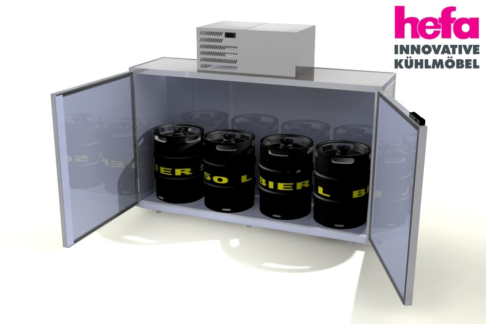 Fassvork-hler-FK4L-Hefa Fassvorkühler Fasskühler Fassbox für 4 KEG Fässer-FK4L-VZheM-Fassvorkühler, Fasskühler, Fassbox für 4 KEG Fässer-Hefa