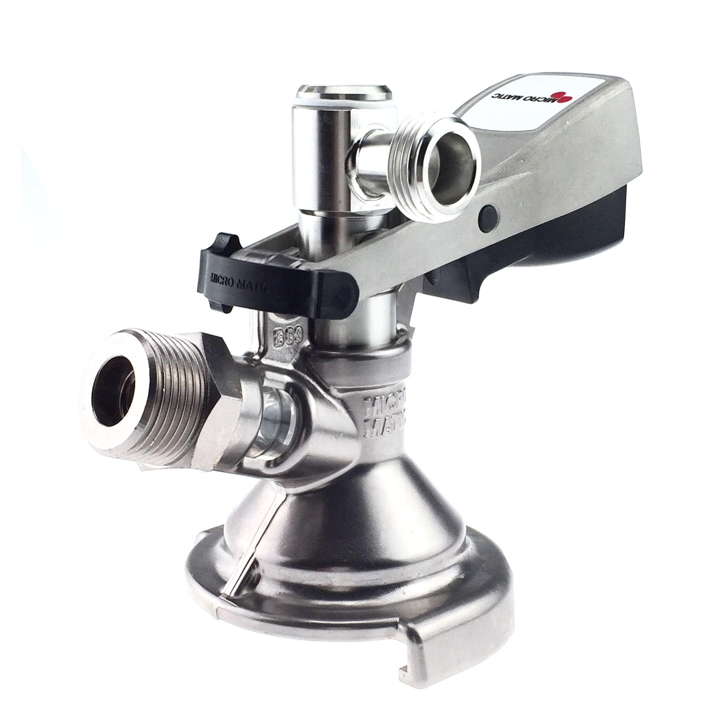 Cabeza de roscar plana Micro-Matic56bb46b36c7c5 Kombi Zapfkopf Micro Matic Keg Verschluss-agB402M-Micro Matic Kombizapfkopf, Keg Zapfkopf kombi, -Micro Matic
