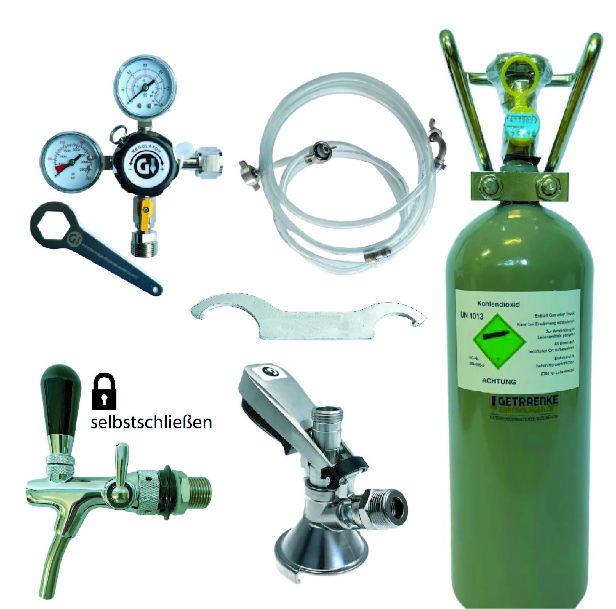 Juego de accesorios para dispensadores de cerveza