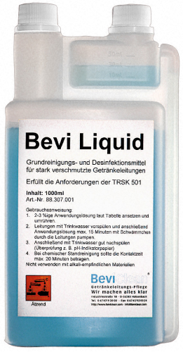 730046829370 Bevi Liquid Bierleitungsreinigung-bB5905M-Bevi Clean, Bevi Liquid Dosierflasche, Bevi Bierleitungsreinigung-Bevi Clean