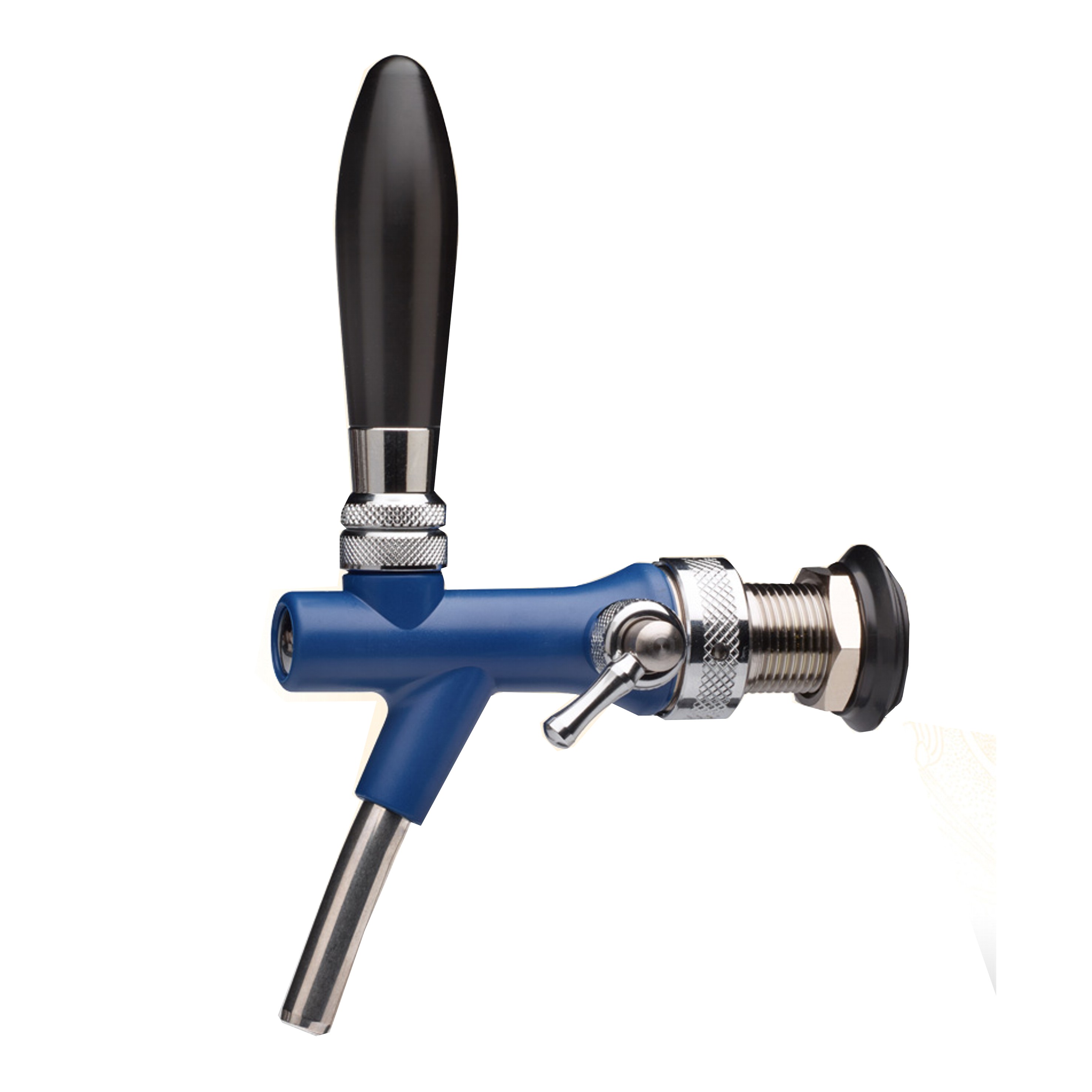 Compensador grifo cerveza-azul Kompensator Schankhahn Bierhahn Bier Zapfhahn-B1342-blau-Schankhahn, Bierhahn, Bier Zapfhahn, Kompensatorschankhahn-getraenkezapfanlagen.net