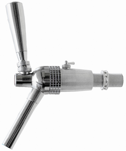 Grifo compensador de acero inoxidable modelo "TURBO" para tubos de 10 ó 15 mm - CMB