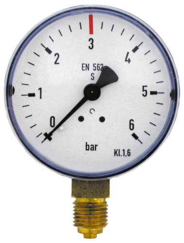 Manómetro 3bar para reparación de reductor de presión Sistema de dispensación de recambios de Co2