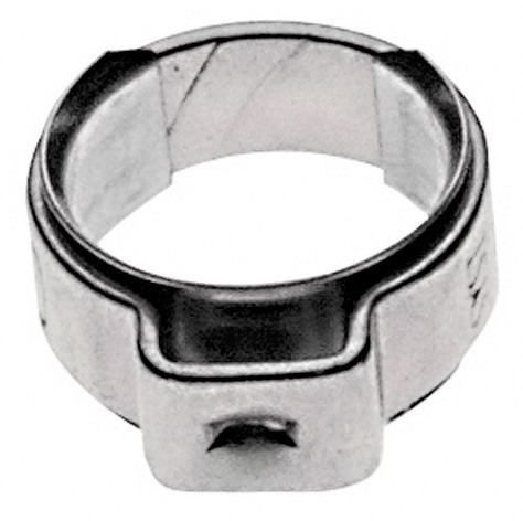 Abrazaderas Oetiker de 1 oreja Versión de acero inoxidable con anillo de rodamiento de acero inoxidable