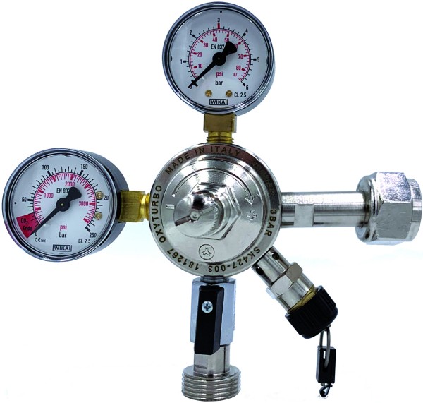 Reductor de presión CO2 AFG tipo OXYTURBO 0-10/7 bar