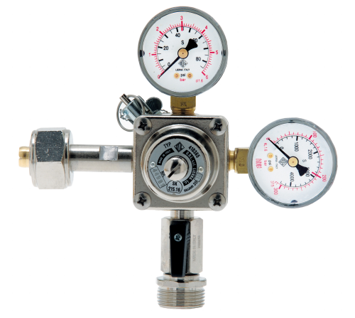 Reductor de presión de nitrógeno (N2) ODL, 0-6/3 bar o 0-10/7 bar, SK 215.16
