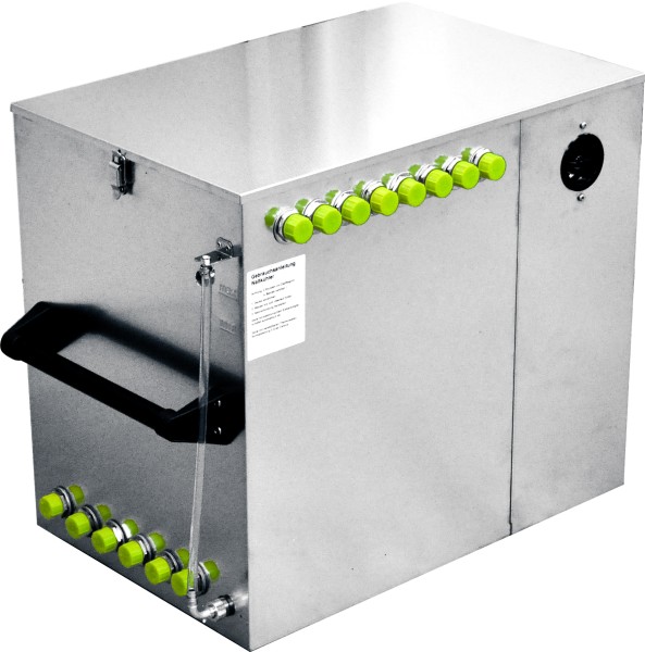 Refrigerador de cerveza Unidad de refrigeración húmeda 6 líneas, 100 litros/h Unidad de refrigeración combinada